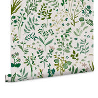 VLIESTAPETE Holcombe Blumen 1005x52cm - Weiß/Grün, Papier/Kunststoff (52/1000cm) - Joules