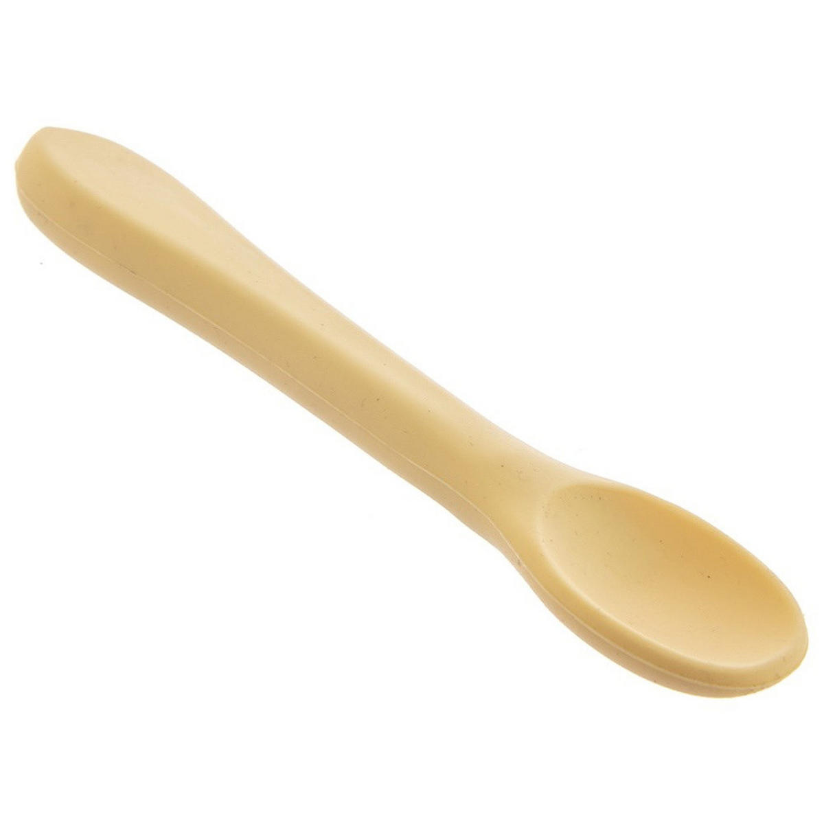 BABYLÖFFEL Silikon 14 cm - Hellgelb, Kunststoff - Orion 