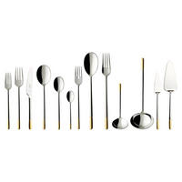 TAFELBESTECK Ella silber-gold 12er Set - Silberfarben/Goldfarben, Metall - Villeroy & Boch