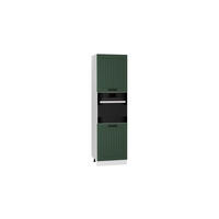 MIKROWELLENUMBAUSCHRANK D60PK/2133 PL - Arvion - Elegante Geräte-Integration - Grün, Holz/Metall (60/213.3/56cm) - ROYAL24_MARKT