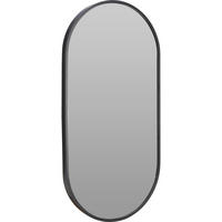 WANDSPIEGEL aus Aluminium in Schwarz 2,5/30/60 cm - Schwarz, Metall (30/60/2.5cm) - Home Styling Collection