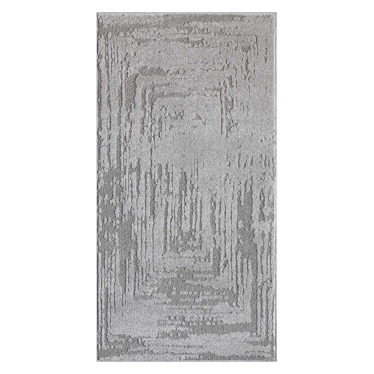 KURZFLOR-TEPPICH Flair 171 Grau 80x150 cm - Grau, Textil (80/150cm) - carpet city