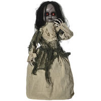 HALLOWEEN HORROR-CLOWN, Mehrfarbig, Polyester(100%), PE, Stahl - Multicolor, Kunststoff (23/83/80cm) - Outsunny