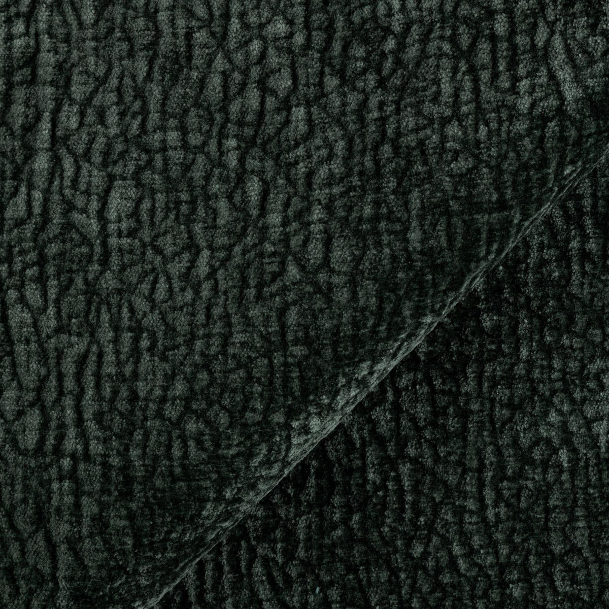 SCHLAFSOFA mit Stauraum LIOR Gemusterter Samt Tannengrün 260cm - Waldgrün/Dunkelgrün, Textil (260/83/100cm) - Premium Interiors