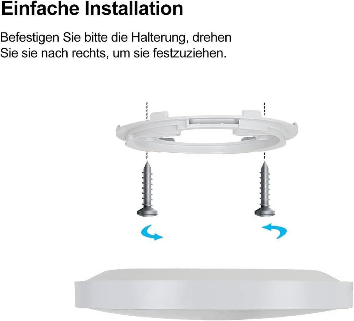 LED-DECKENLEUCHTE Quirinus 28/28/3 cm - Weiß, Kunststoff (28/28/3cm) - Nettlife
