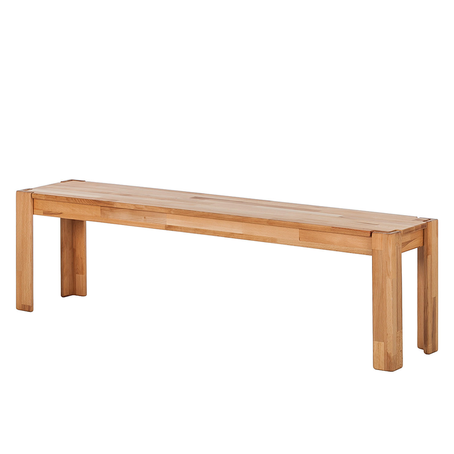 SITZBANK - Kernbuche massiv - Kernbuche, Holz (160/45/33cm) - home24