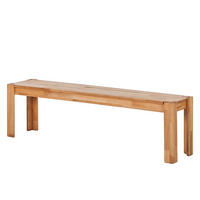 SITZBANK - Kernbuche massiv - Kernbuche, Holz (160/45/33cm) - home24