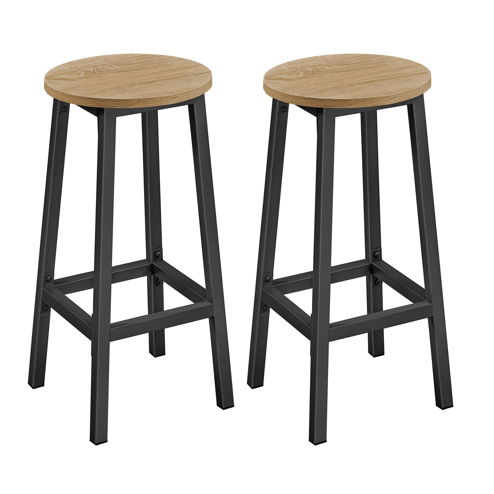 BARHOCKER - 2er Set, Bequeme Sitzfläche Und Modernes Design - Beige, Textil (33/66/33cm) - Best For Home