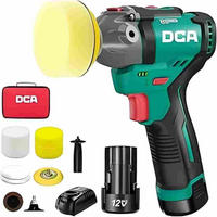 POLIERMASCHINE 12V-Mini akkubetrieben bürstenlos 75/50 mm, 2 Geschwindigkeiten 2800–8300 U/min - Grün, Metall (45/15/25cm) - DCA