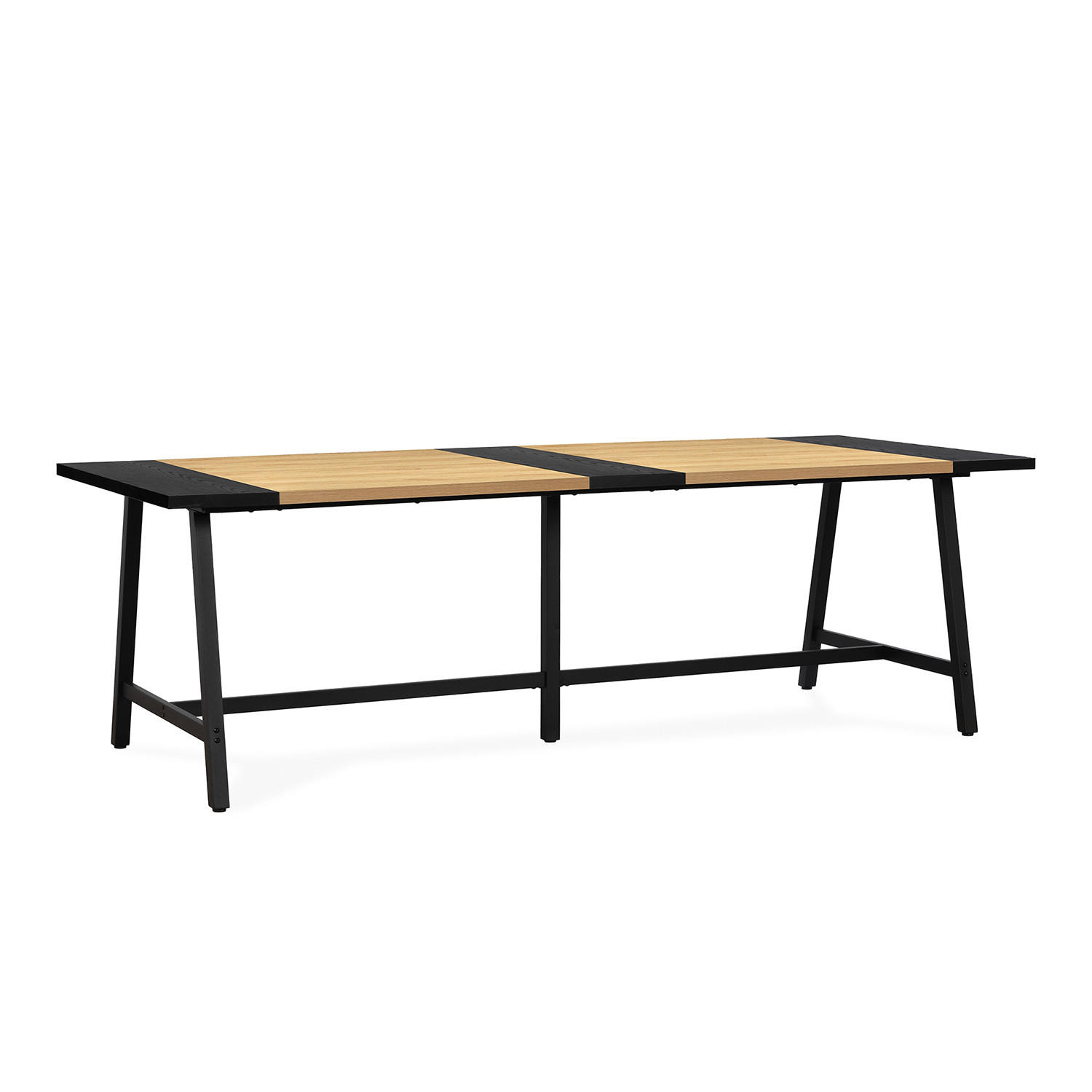 ESSTISCH Caracas Eiche-Optik, 240 cm - Eichefarben, Holzwerkstoff (100/240/75cm) - VS Venta-stock