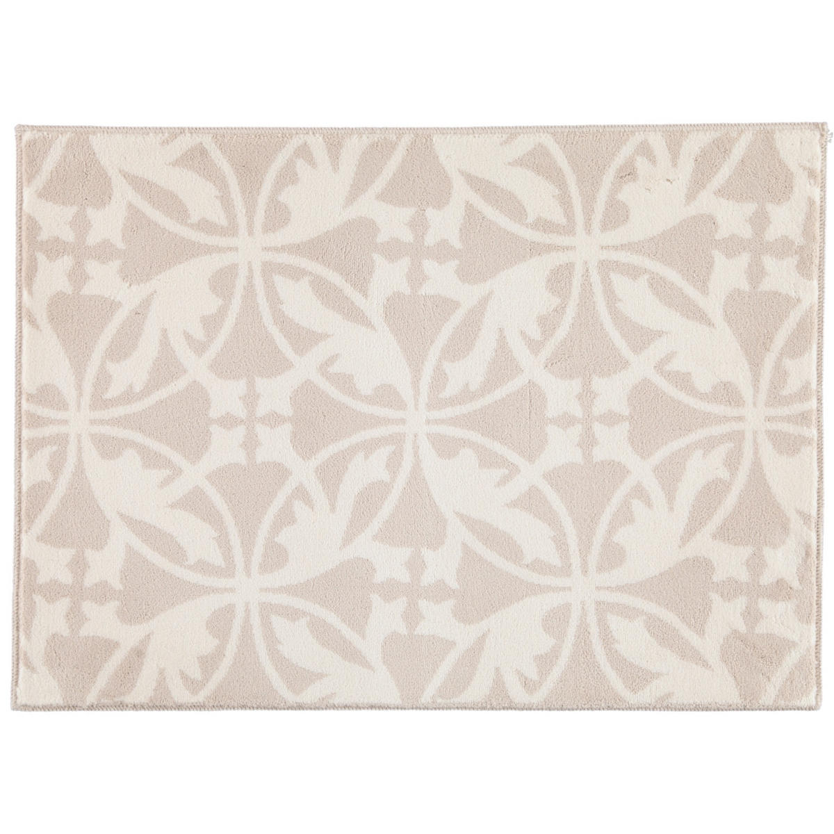 BADEMATTEN MAURO NATUR-WEISS - 830 - Beige, Textil (50/70cm) - Rhomtuft