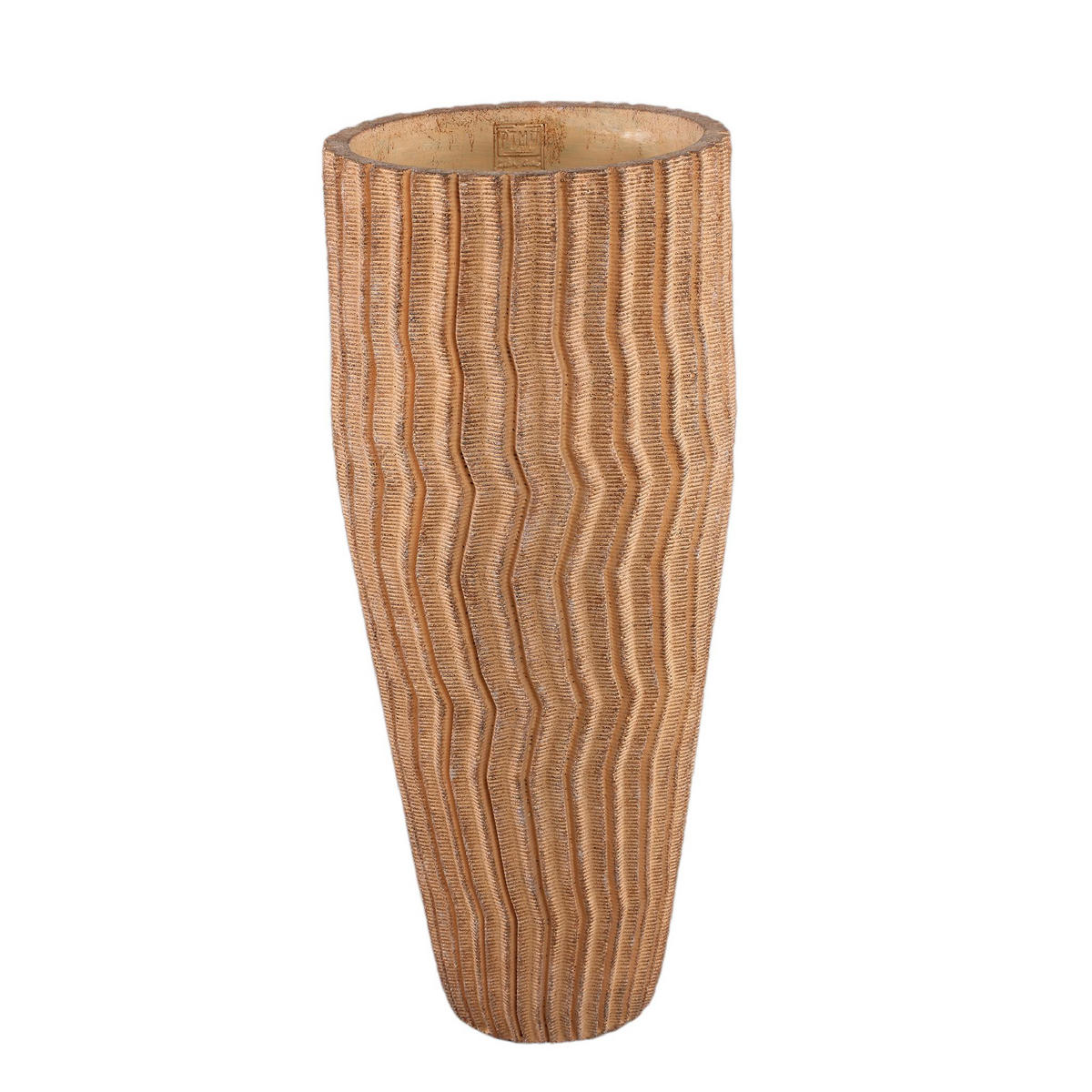 TOPF Zanaya Braun 24/24/55cm - Braun, Stein (55cm) - PTMD Collection