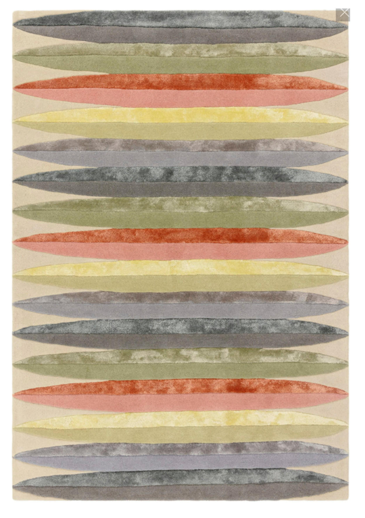 TEPPICH modern handgetuftet Wolle DOP Mehrfarbig 120 x 170 cm - Multicolor, Naturmaterialien (120/170cm) - Novatrend