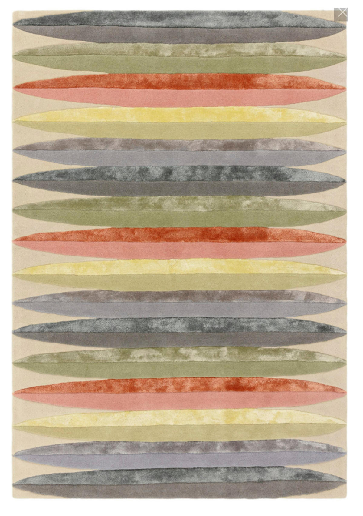 TEPPICH modern handgetuftet Wolle DOP Mehrfarbig 120 x 170 cm - Multicolor, Naturmaterialien (120/170cm) - Novatrend