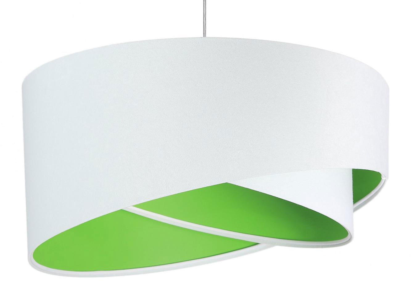 HÄNGELEUCHTE Grün 50/23 cm - Weiß/Grün, Kunststoff (50/1.3/23cm) - ONZENO