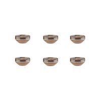 SCHALEN Genesis Ø8cm - 6er-Set - Basalt - Braun, Keramik (8cm) - Björn
