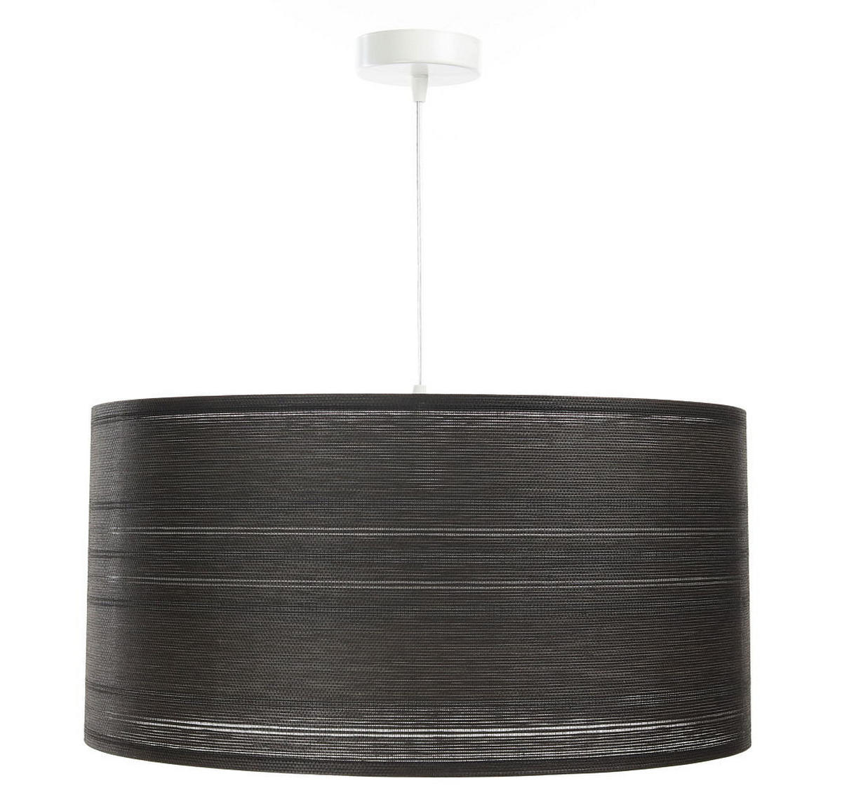 HÄNGELEUCHTE Grau 50/25 cm - Schwarz/Grau, Kunststoff (50/0.6/25cm) - ONZENO