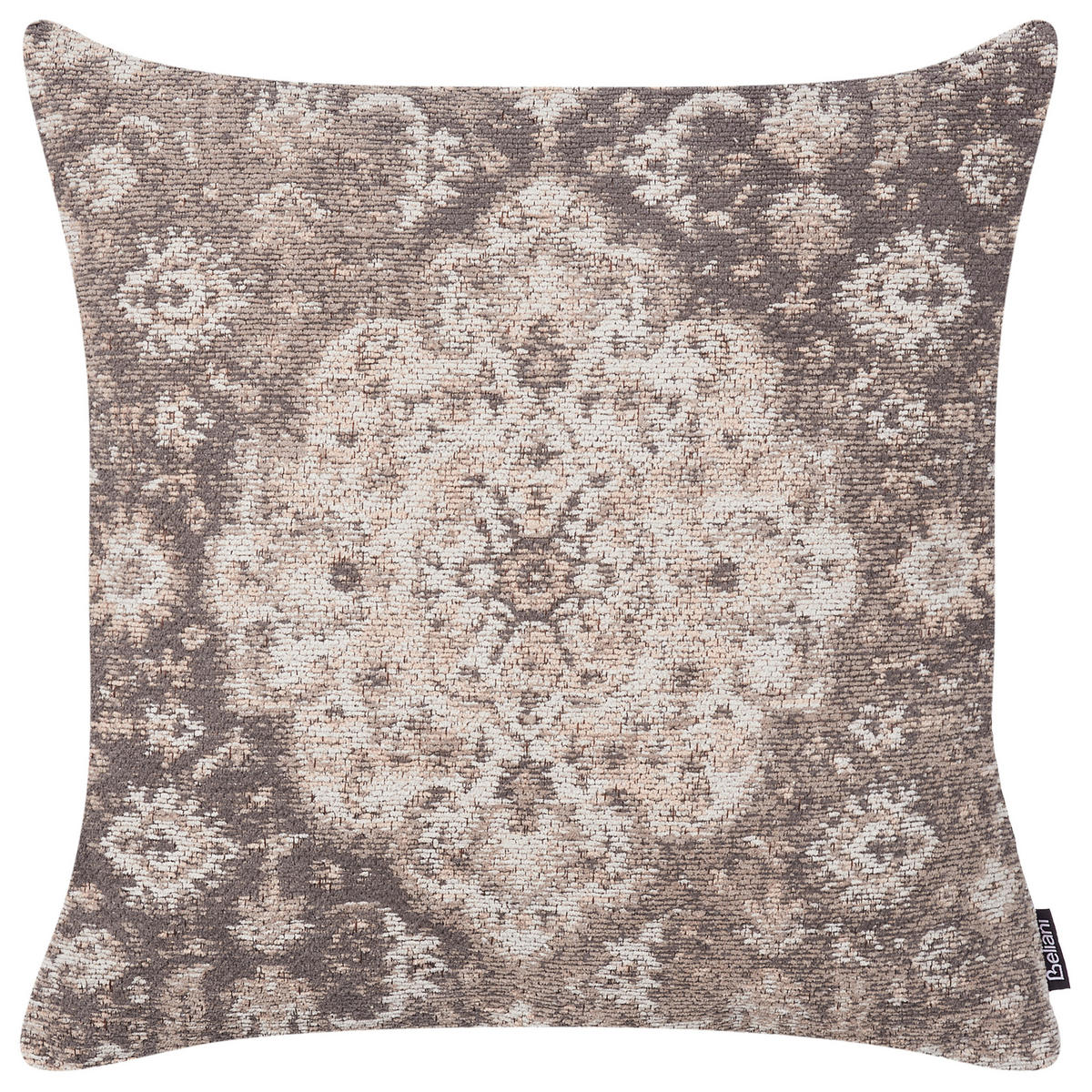DEKOKISSEN 2er-Set Hellbraun 45/45 cm Mimisal - Hellbraun, Naturmaterialien/Textil (45/45cm) - Beliani
