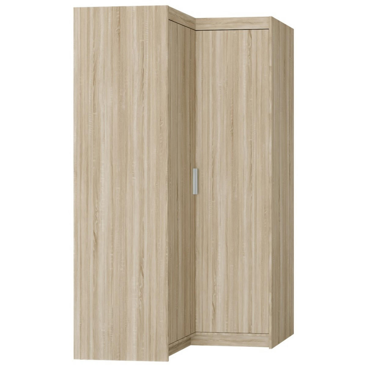 ECKSCHRANK Elena mit 2 Türen, 95x95 cm, Sonoma Eiche - Sonoma Eiche, Holzwerkstoff (95/190.5/95cm) - Beautysofa