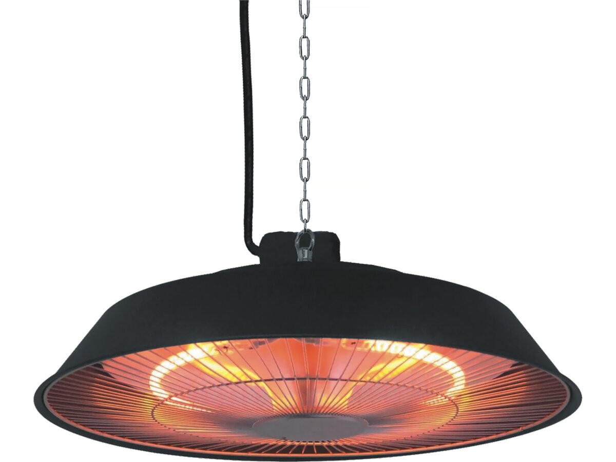 AUSSENHEIZUNG Schwarz - Schwarz, Metall (2.5/12/42.5cm) - Habitat Garten