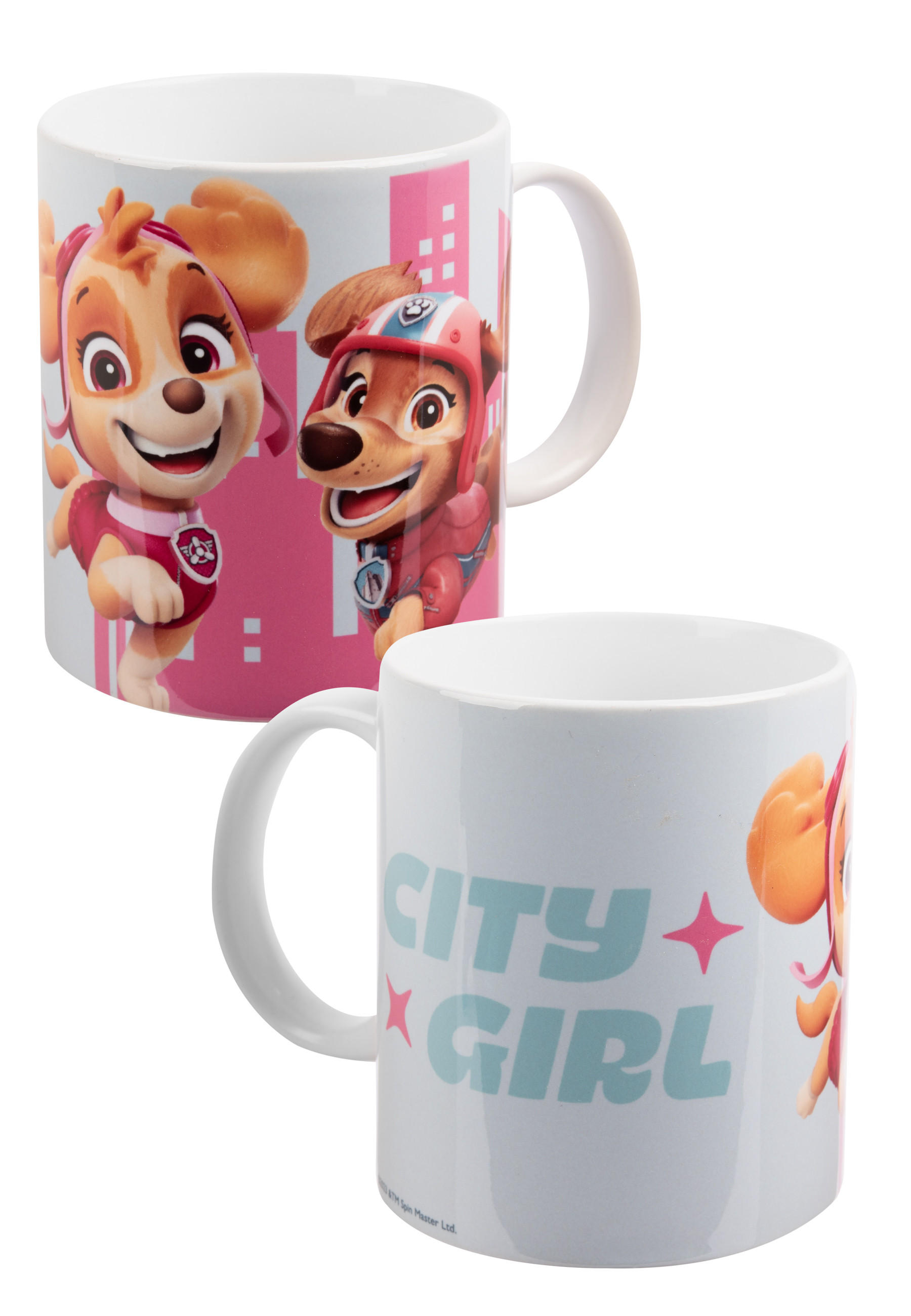 BECHER Paw Patrol City Girl Mehrfarbig 320 ml - Multicolor, Keramik (0.32L) - Paw Patrol