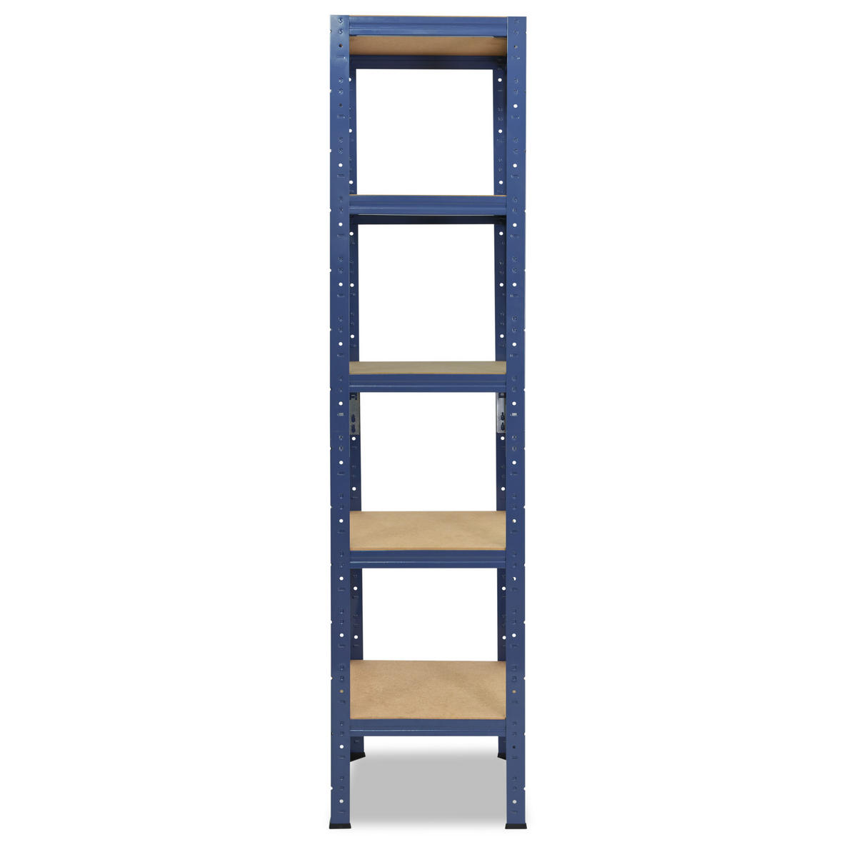 SCHWERLASTREGAL HOME 200x45x45 cm in blau mit 5 Böden und 175 kg Traglast pro Boden - Blau, Metall (45/200/45cm) - shelfplaza