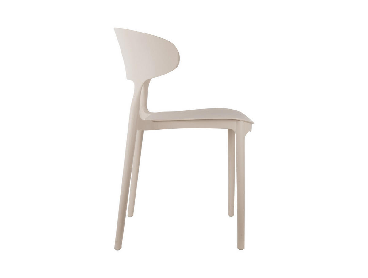 ESSZIMMERSTUHL Fain - Grau - 40,5/75 cm - Taupe, Kunststoff (40/75/50cm) - Leitmotiv