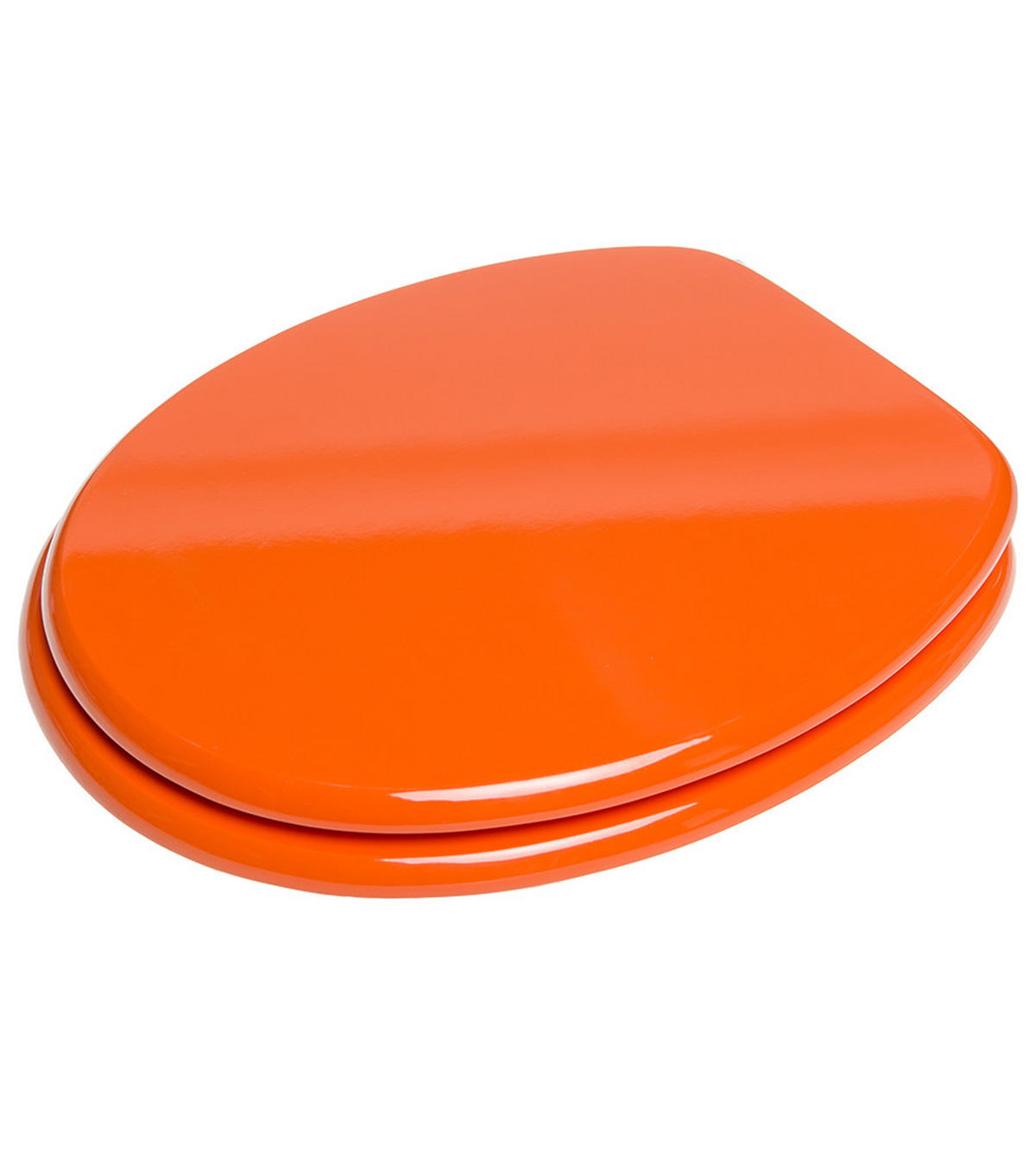 WC-SITZ Orange - Orange, Holzwerkstoff (38/6/47cm) - Sanilo