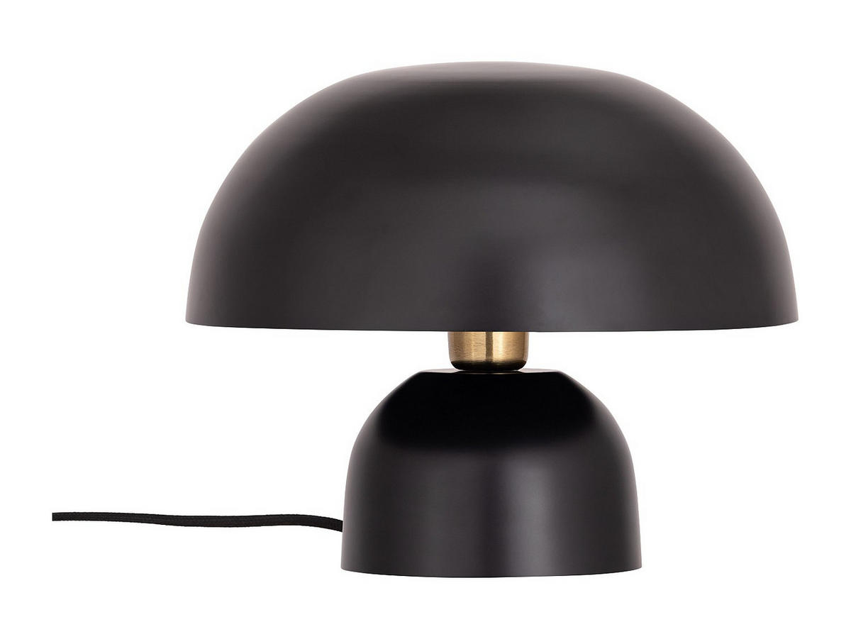 TISCHLAMPE - 31 cm x 31 cm - Metall - Schwarz SIDNEY - Schwarz, Metall (31/31/25cm) - Vente-Unique