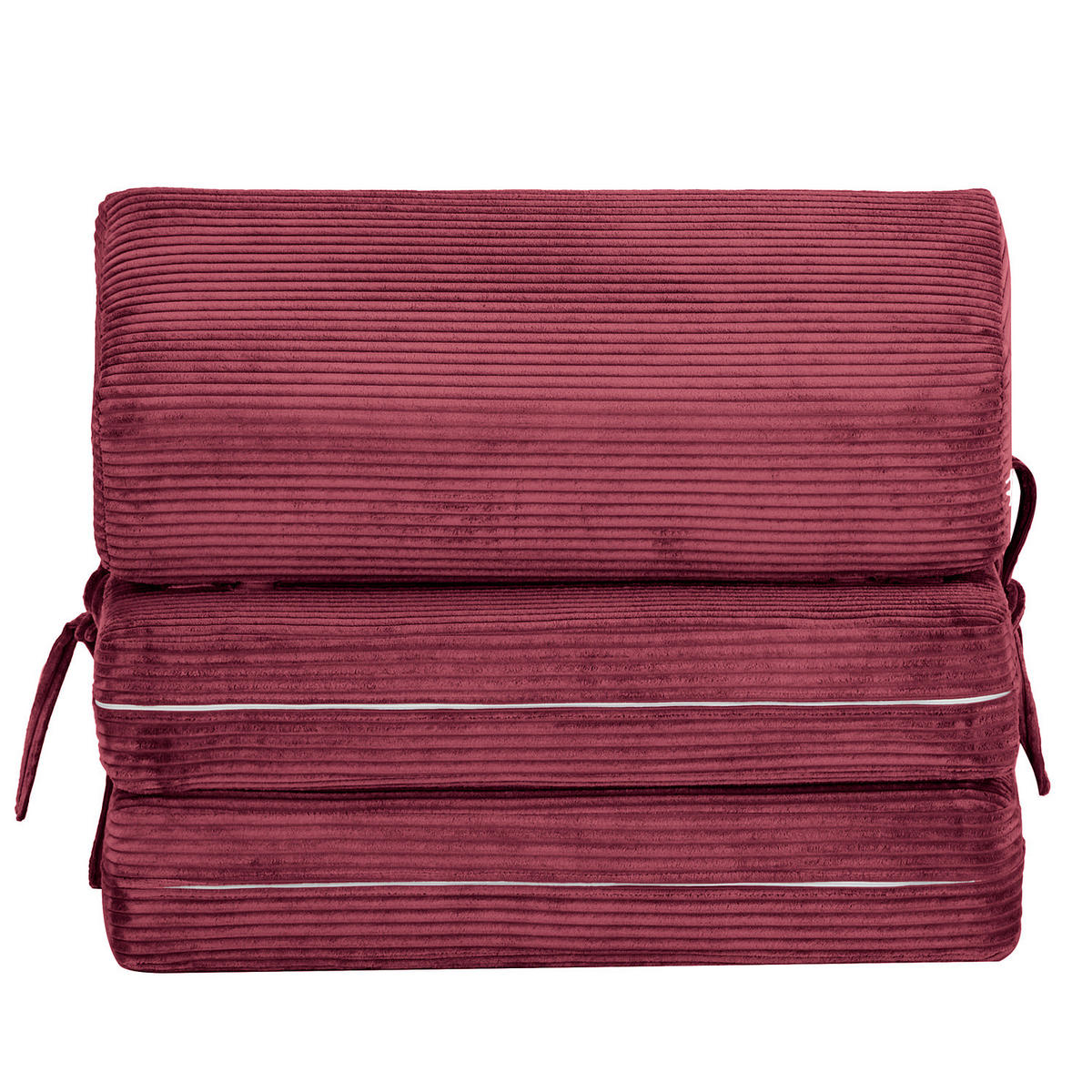 SCHLAFSESSEL - Cordstoff - Beere, Textil (74/56/80cm) - home24