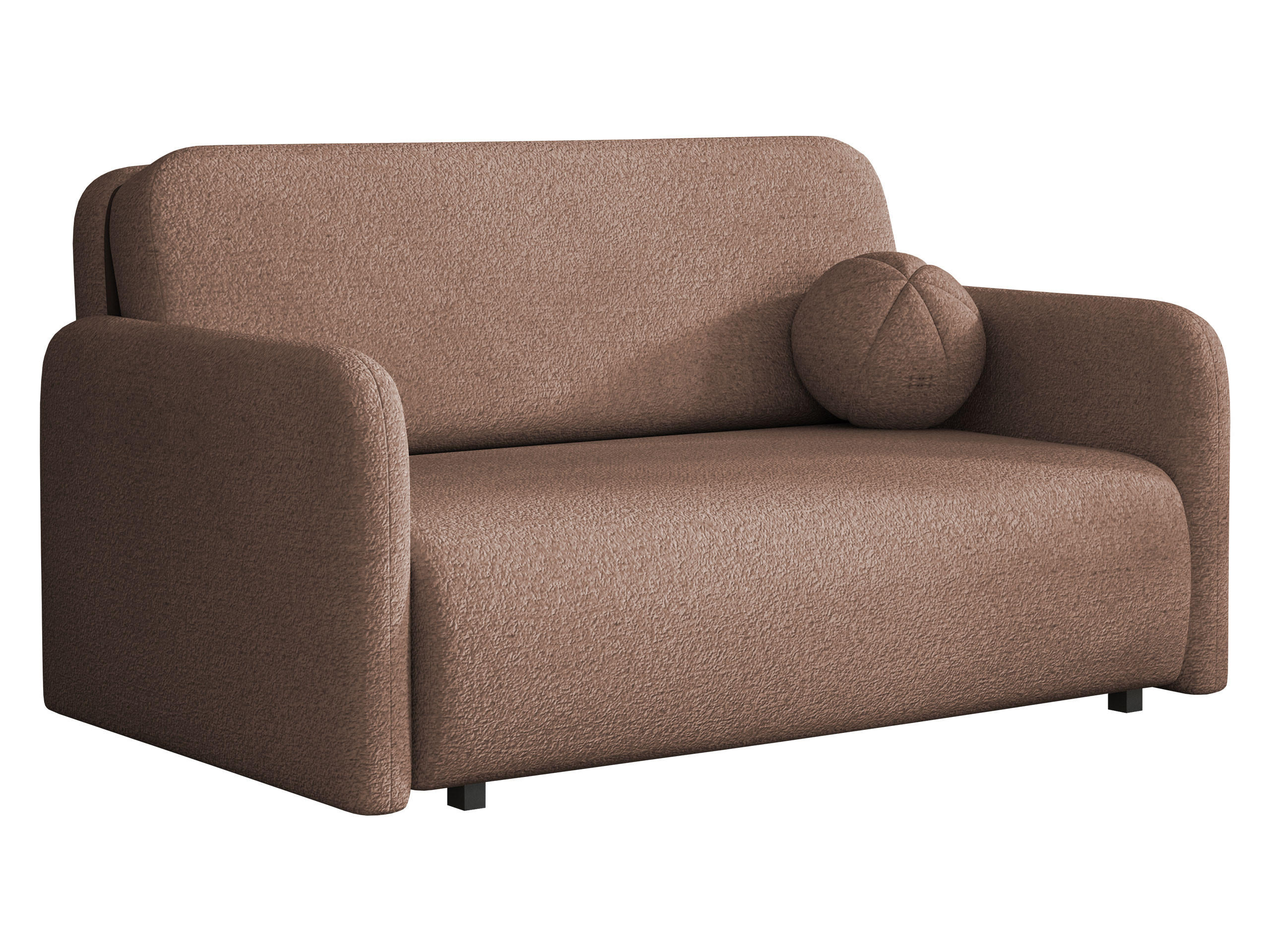 SCHLAFSOFA Viva Sun III - Schwarz/Braun, Holz/Textil (150/85/103cm) - MIRJAN24