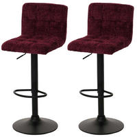 BARHOCKER Bordeaux 2er-Set - Bordeaux, Textil (38/107/41cm) - MCW