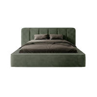POLSTERBETT BEJO 160x200 cm, Grün - Grün, Textil (200/160cm) - Fedve