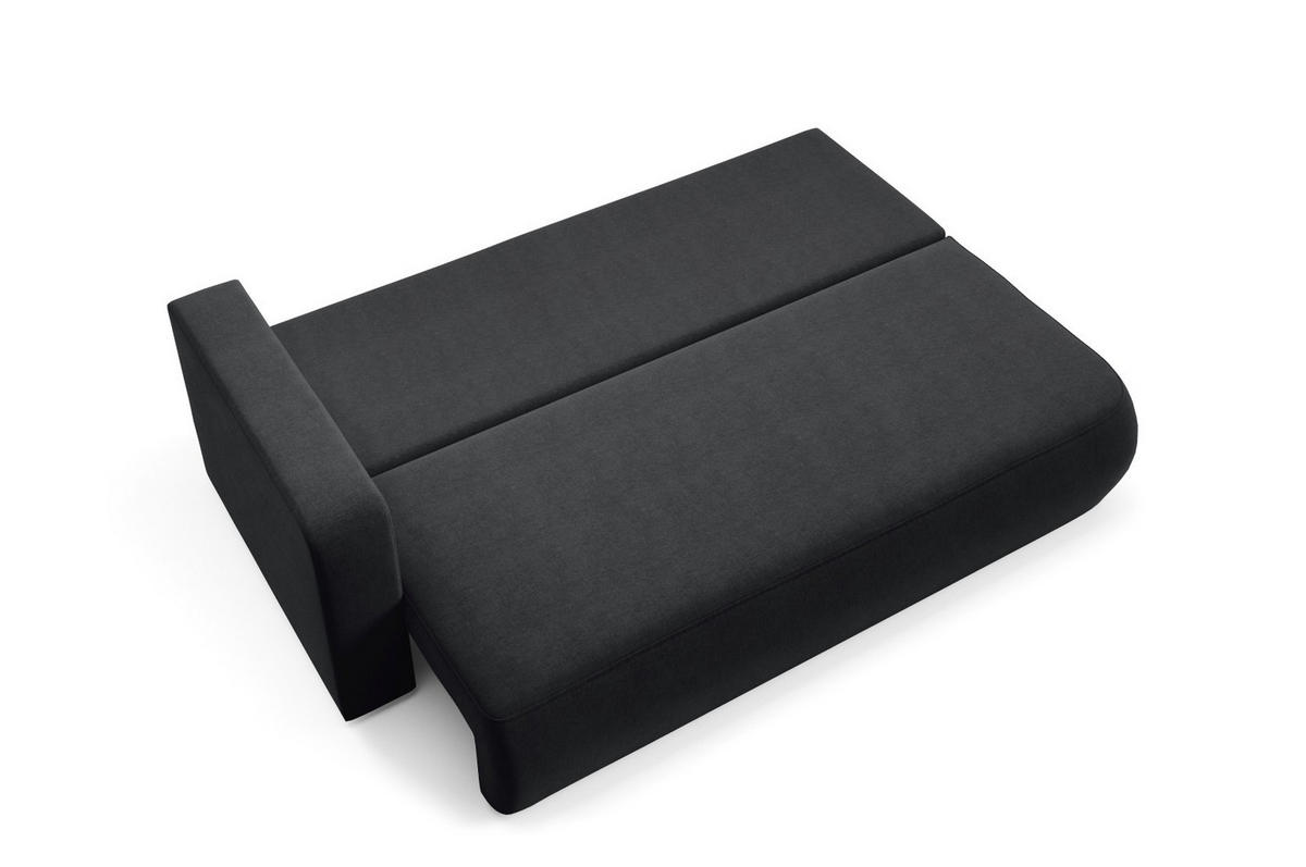 SCHLAFSOFA mit Bettkasten Schwarz - Schwarz, Holz/Holzwerkstoff (228/82/106cm) - Furnisell