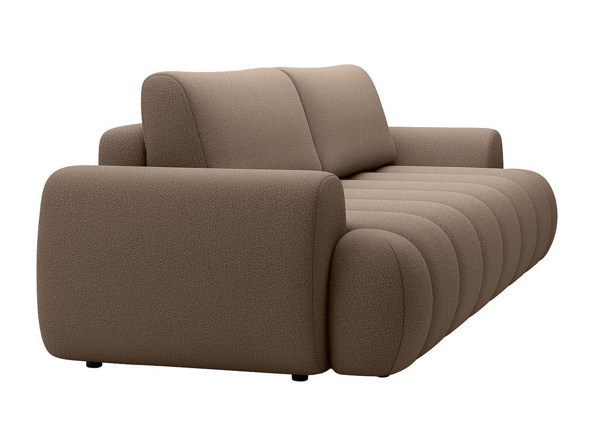 SCHLAFSOFA - 4 Personen - stoff - taupe Fridora - Taupe, Textil (263/81/110cm) - Vente-Unique