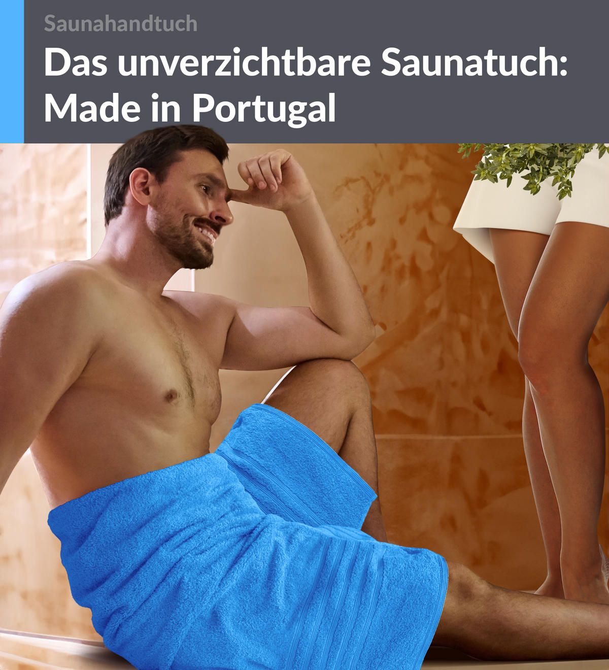 BADETUCH London Capri Blau 100x200 cm - Pastellblau, Textil (100/200cm) - Lashuma