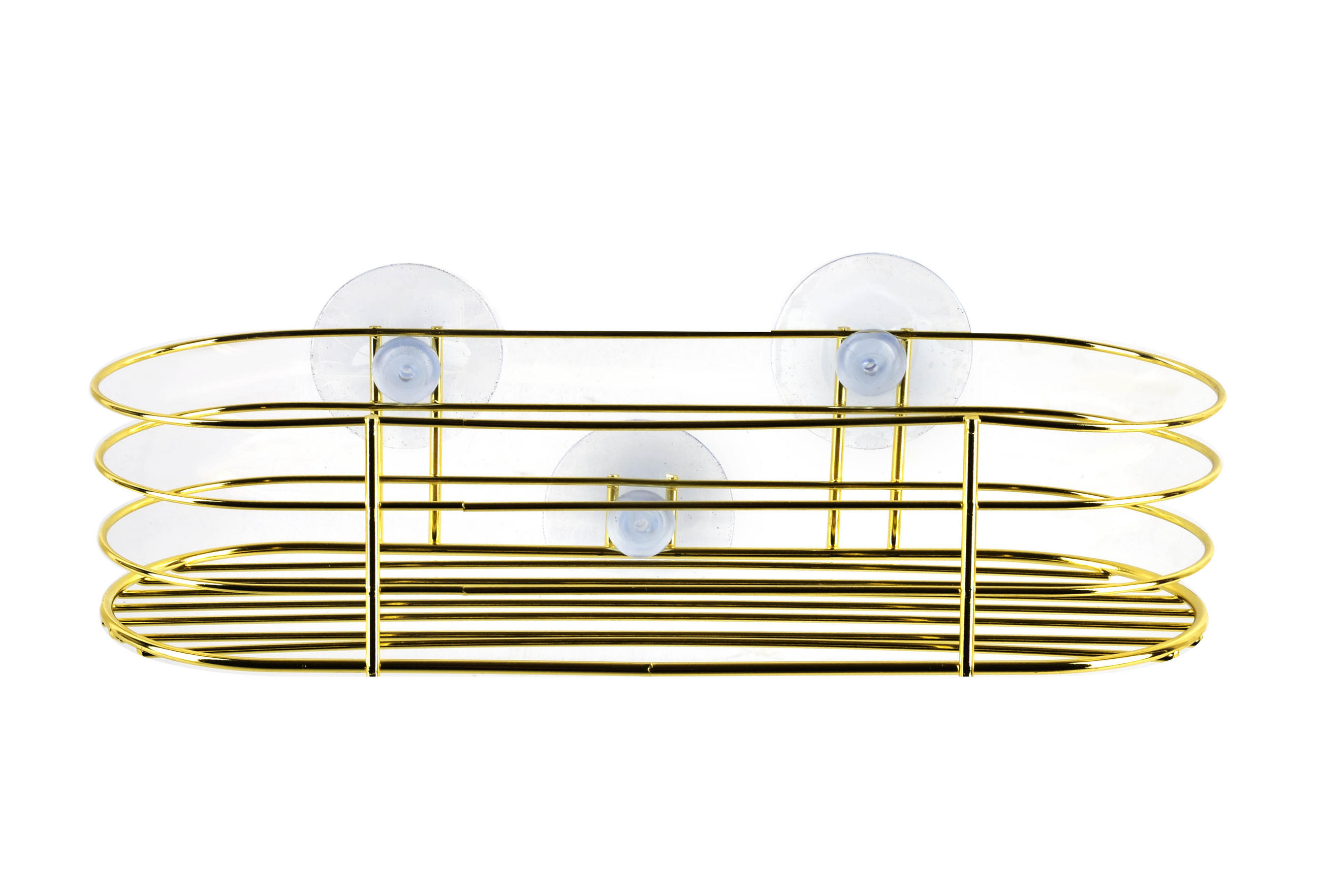 BADEZIMMERABLAGE Carl Gold 24/8.5/5 cm Metall - Goldfarben, Metall (8.5/5/24cm) - Mondex