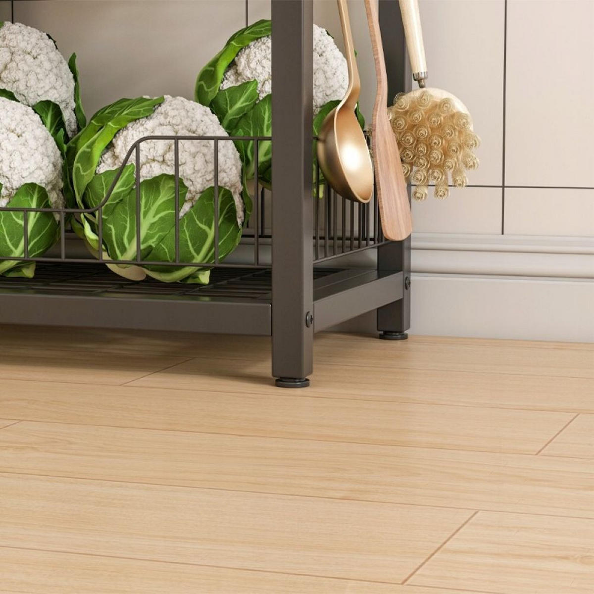 KÜCHENSCHRANK, braun 80/35/95 cm - Braun, Holzwerkstoff (80/95/35cm)