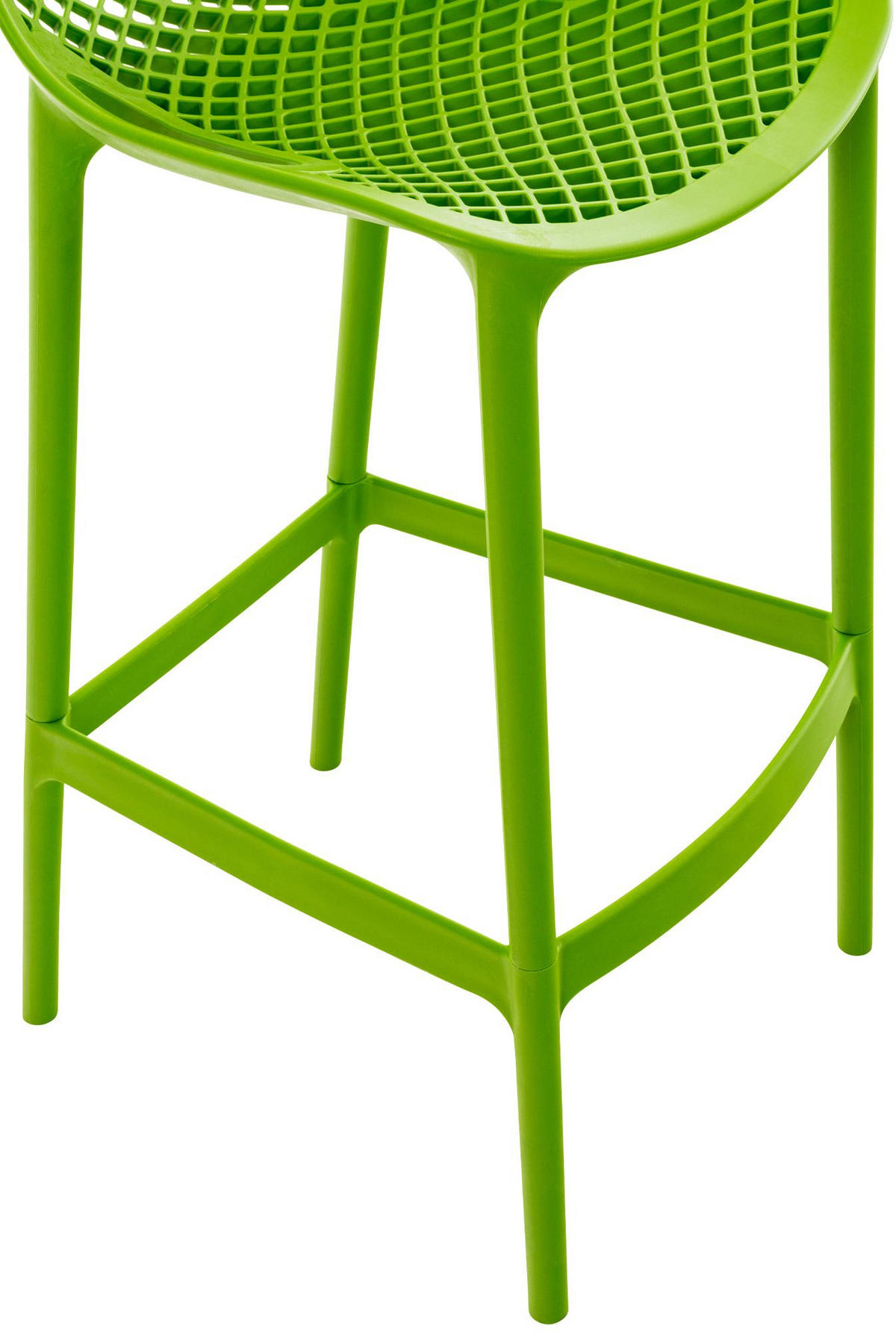 BARHOCKER 2er Set Bunim Kunststoff Grün - Grün, Kunststoff (45/105/53cm) - DELUKE