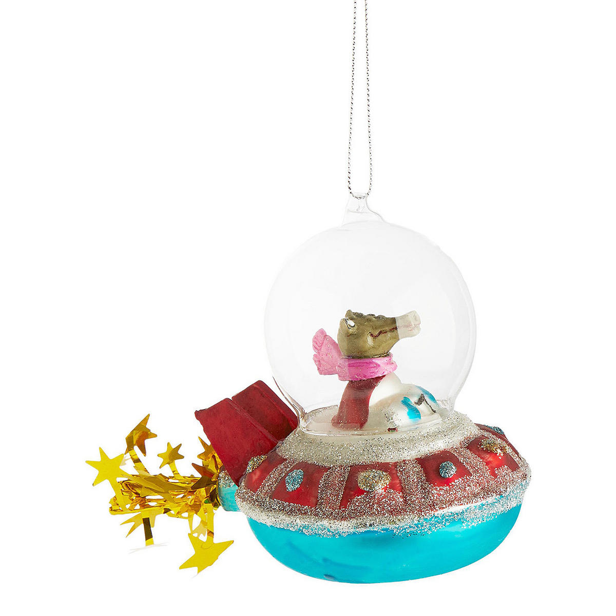 BAUMANHÄNGER Hang On - Blau, Glas (9/11/15cm) - Butlers