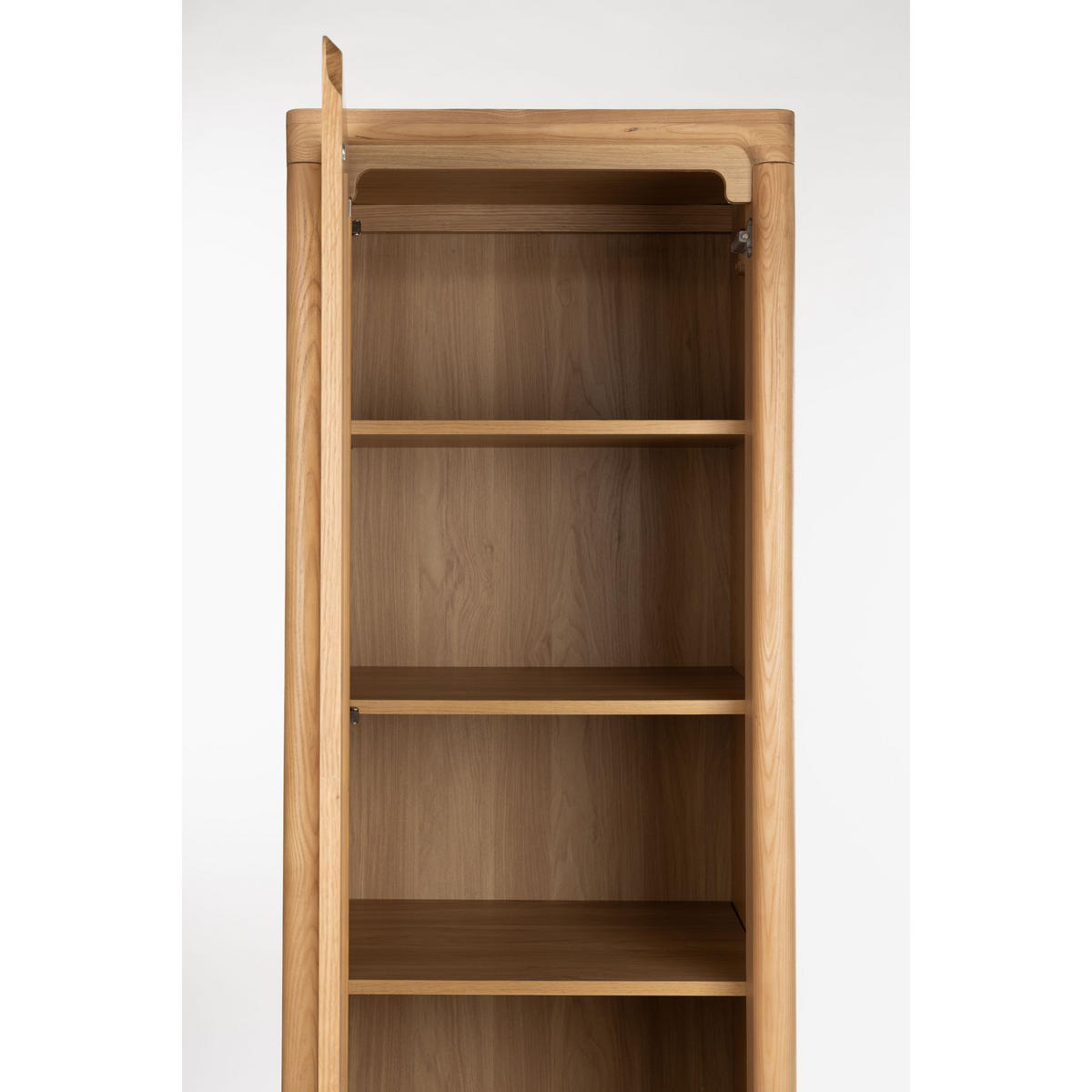 AUFBEWAHRUNGSSCHRANK Storm Natur - Naturfarben, Holz (60/180.5/55cm) - Zuiver