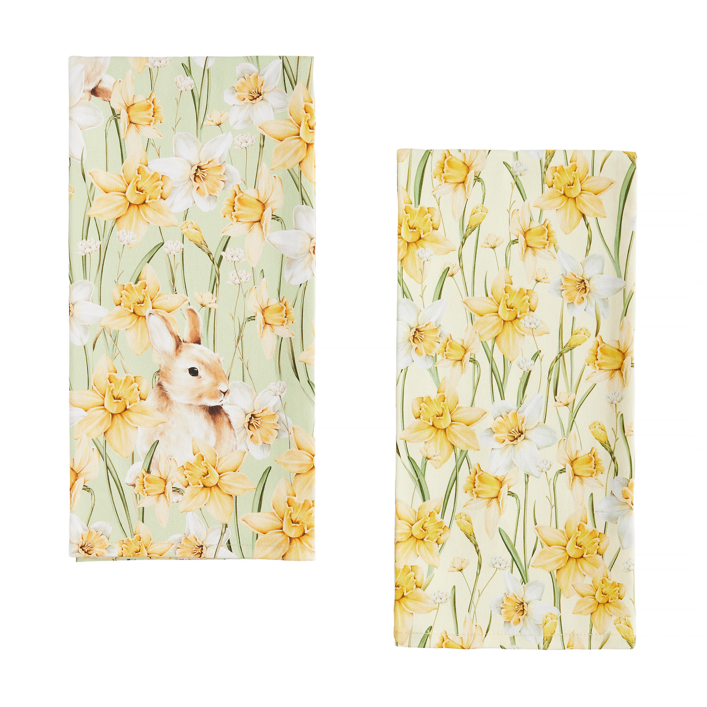 KÜCHENHANDTUCH 2er Set Daffelisbunny - Gelb, Textil (45/65cm) - home&you