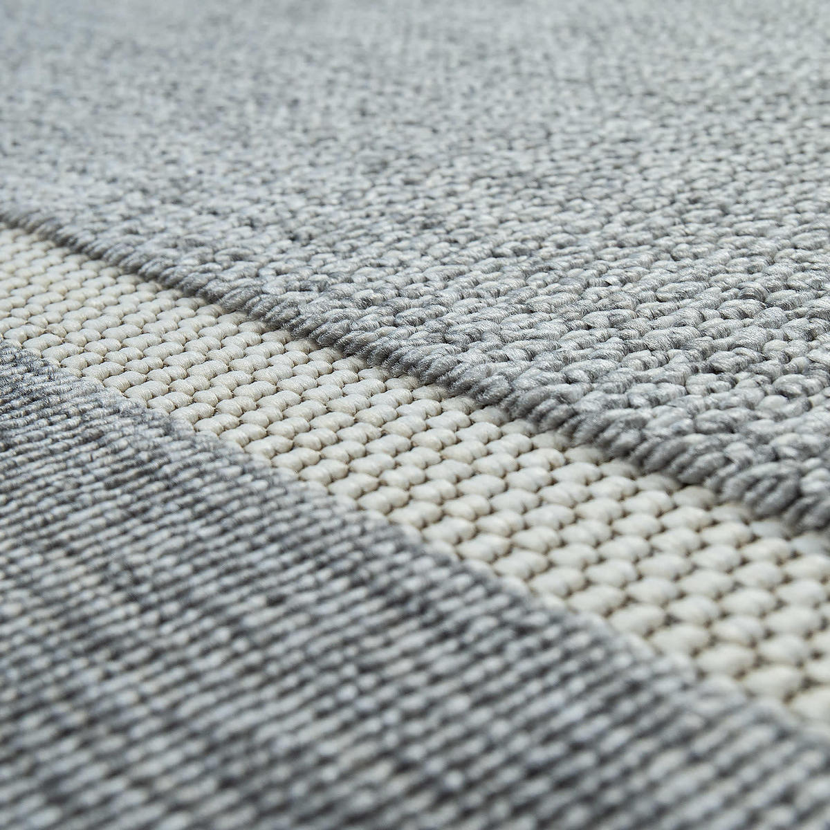 OUTDOOR-TEPPICH BRUGGE 225 GRAU 80X150 - Grau, Textil (80/150cm) - Paco Home