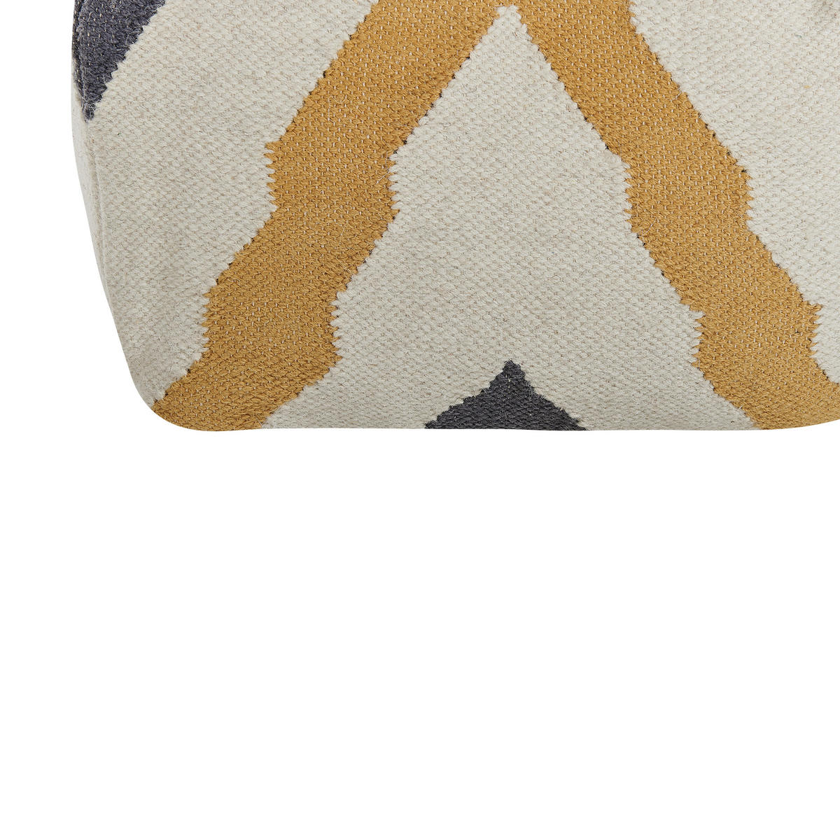 POUF Zeugma 56/56/32 cm - Beige, Textil (56/32/56cm) - Beliani