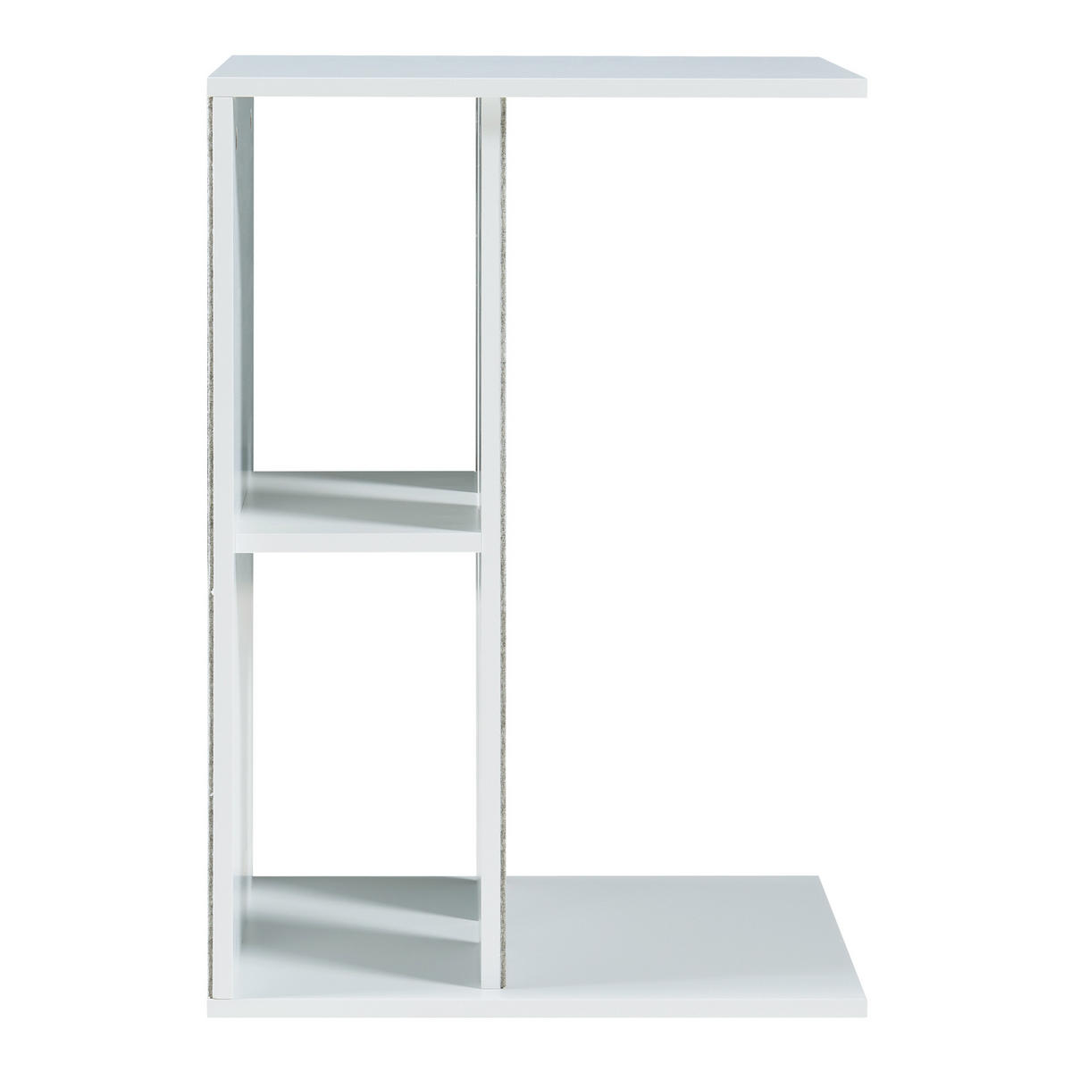 BEISTELLTISCH Ljungby - Weiß, Holzwerkstoff (30/40/58cm) - [en.casa]