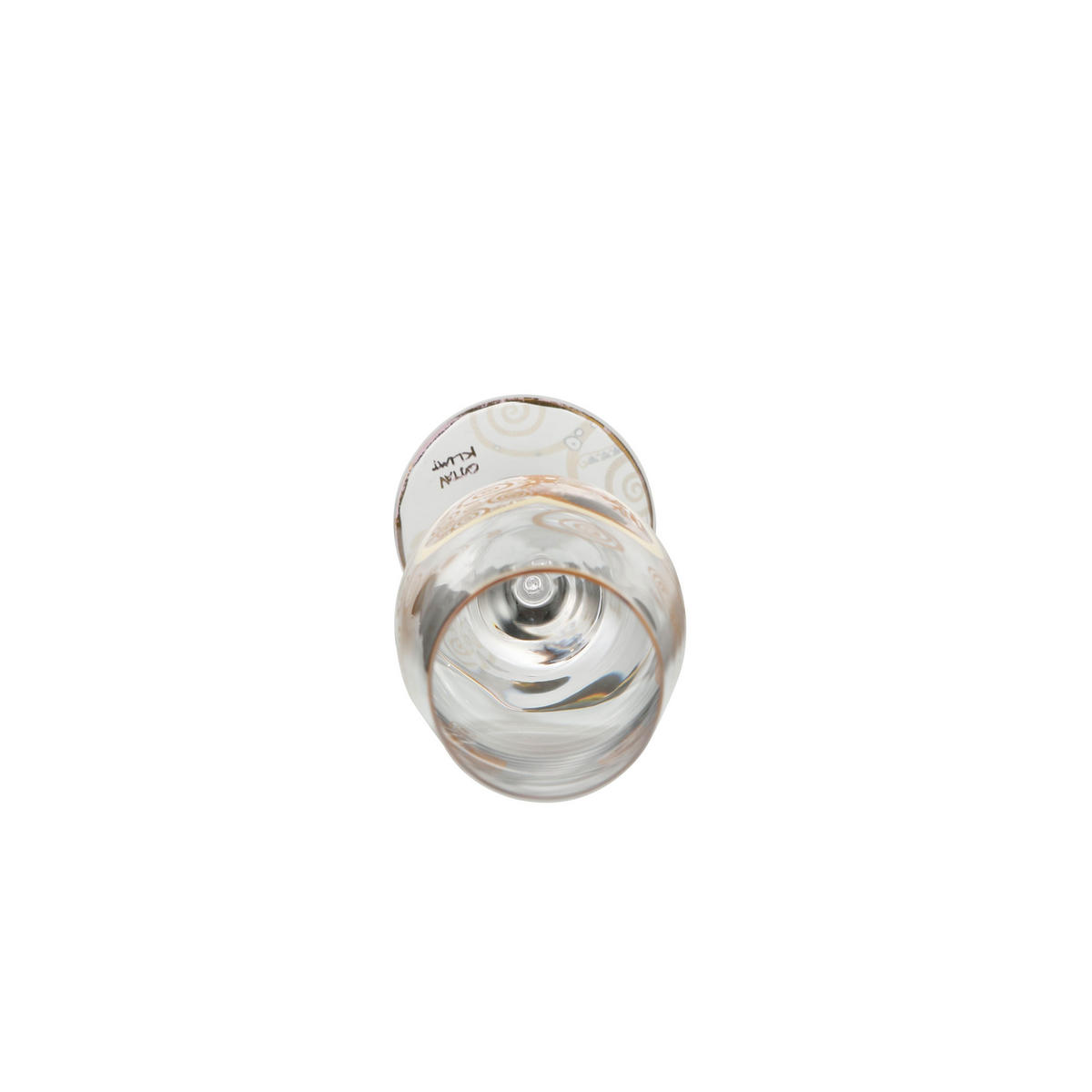 SEKTGLAS 2er Set Gustav Klimt - Heart Kiss, Glas, 100 ml - Multicolor, Glas (0.15L) - Goebel
