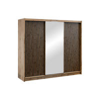 KLEIDERSCHRANK - 250 cm x 61 cm - holz - naturfarben hell Calowi - Naturfarben, Holz (250/215/61cm) - Vente-Unique