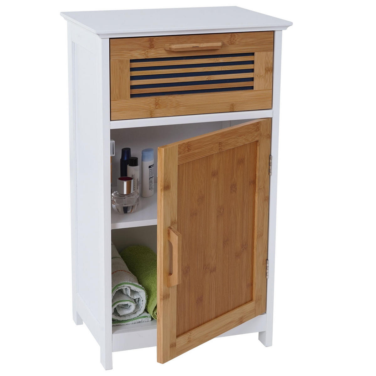 KOMMODE BADSCHRANK Braun - Braun, Holz (40/71/31cm) - MCW