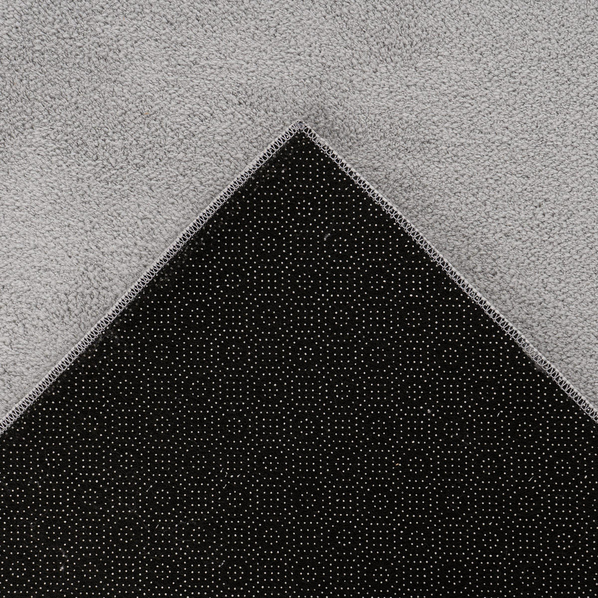 KURZFLOR-TEPPICH Calma 200 Grau 120x160 cm - Grau, Kunststoff/Textil (120/160cm) - carpet city