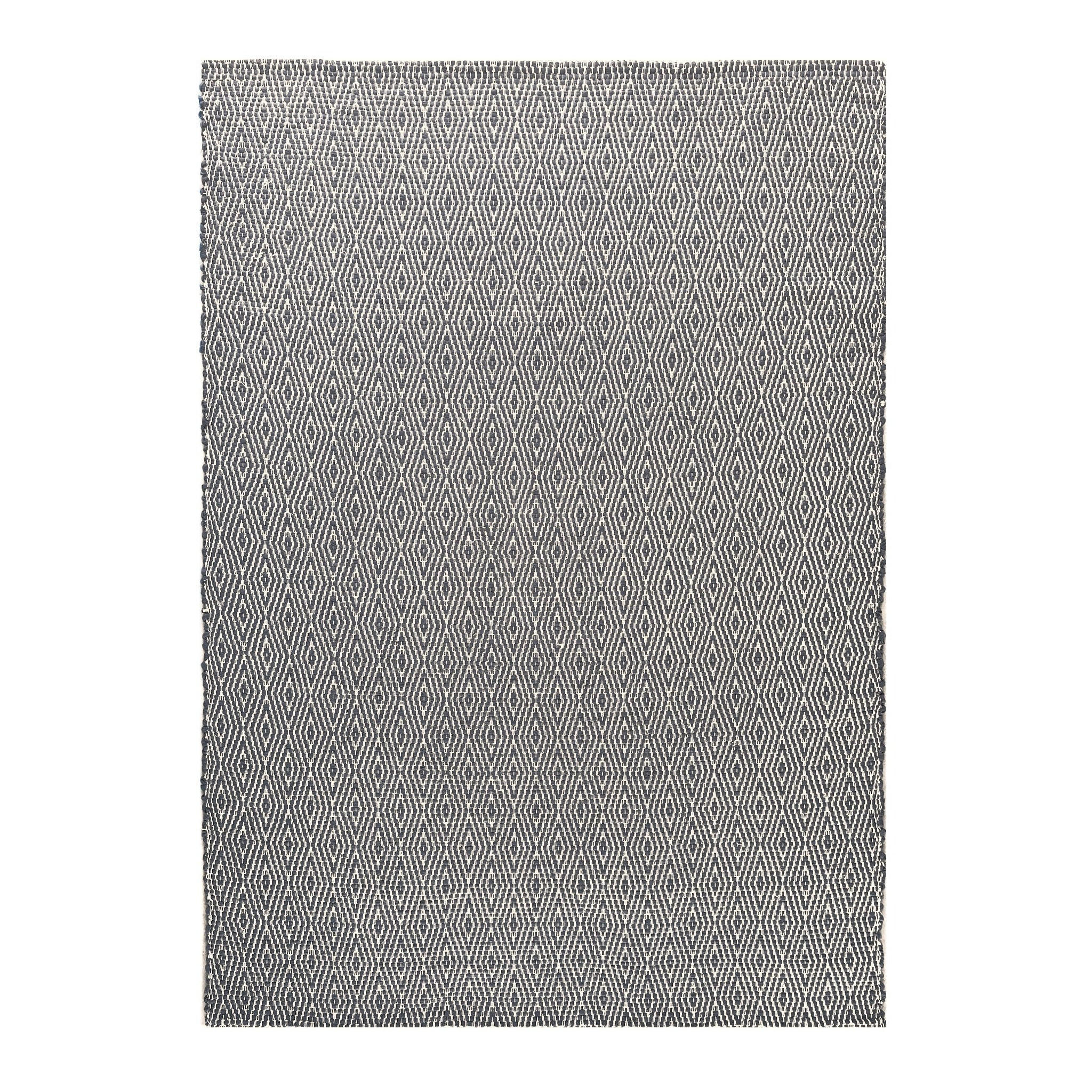 TEPPICH aus recycelten Fasern handgewebt grau - Grau, Naturmaterialien (140/200cm) - AFK Living